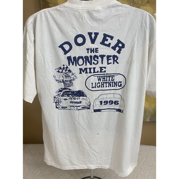 Vintage The Dover 500 NASCAR 1996 T-shirt Men’s Single Stitch 2 Sided Size XL - Picture 10 of 16